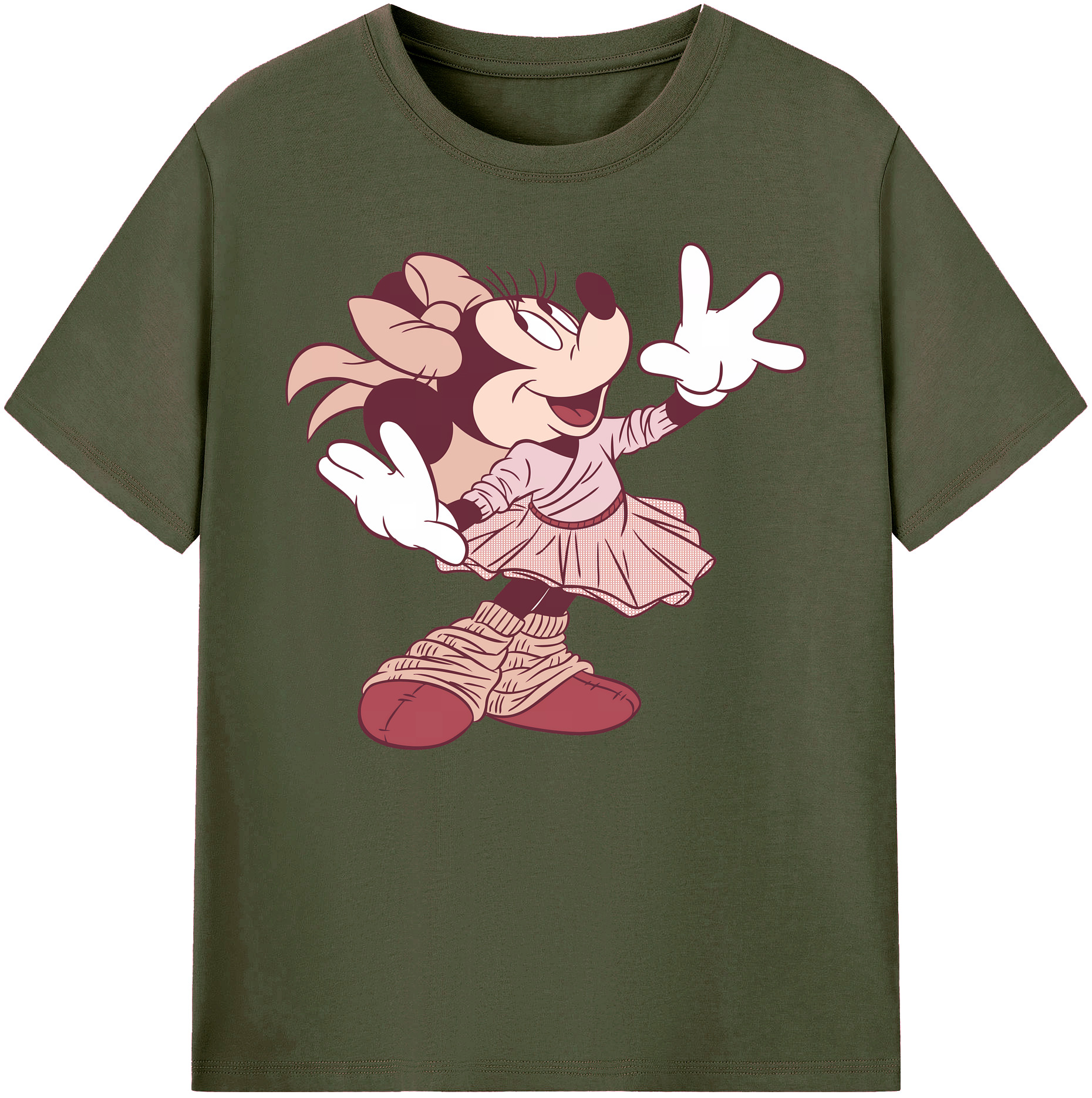 ミッキーマウス Mickey Mouse 綿100％ メンズ半袖Tシャツ｜肌触りやわらか＆通気性